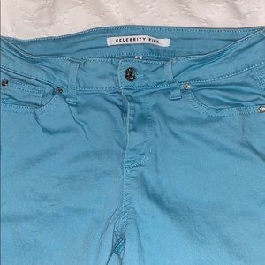 Blue pants Celebrity pink